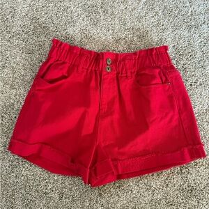 a loves a Red Women's Shorts